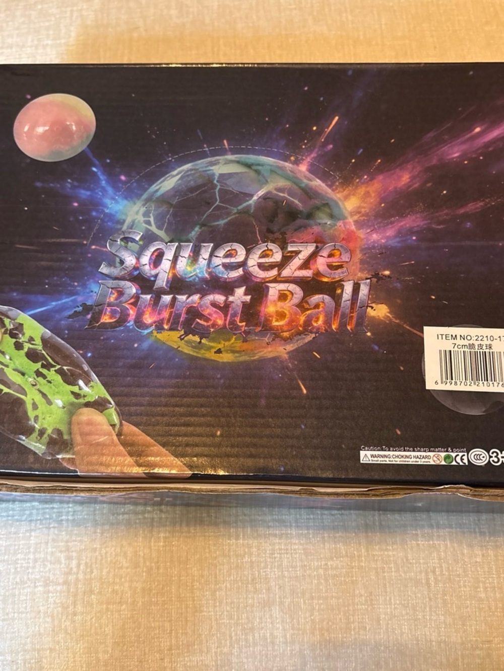 Case of 10 squeeze ball burst squishes!